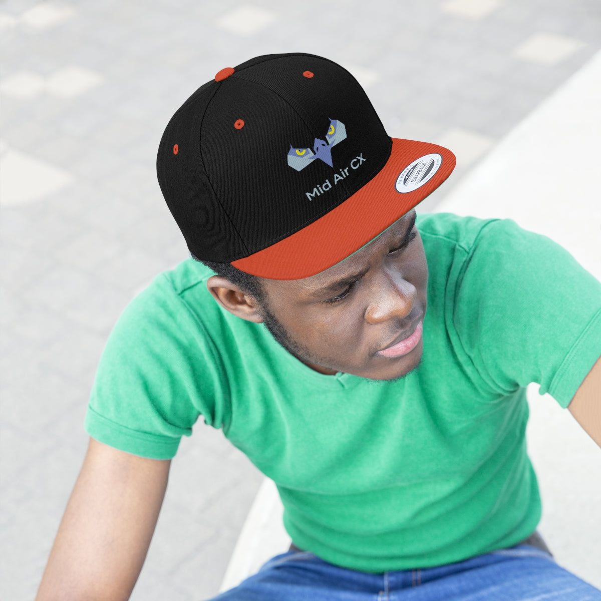Unisex Flat Bill Hat
