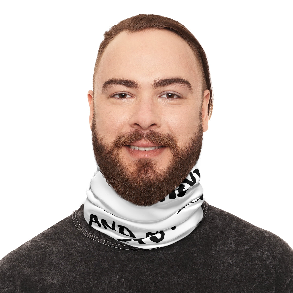 Winter Neck Gaiter With Drawstring