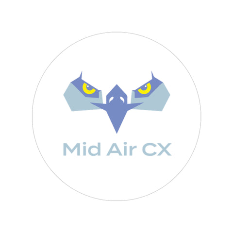 Transparent Outdoor Stickers, Round, 1pcs